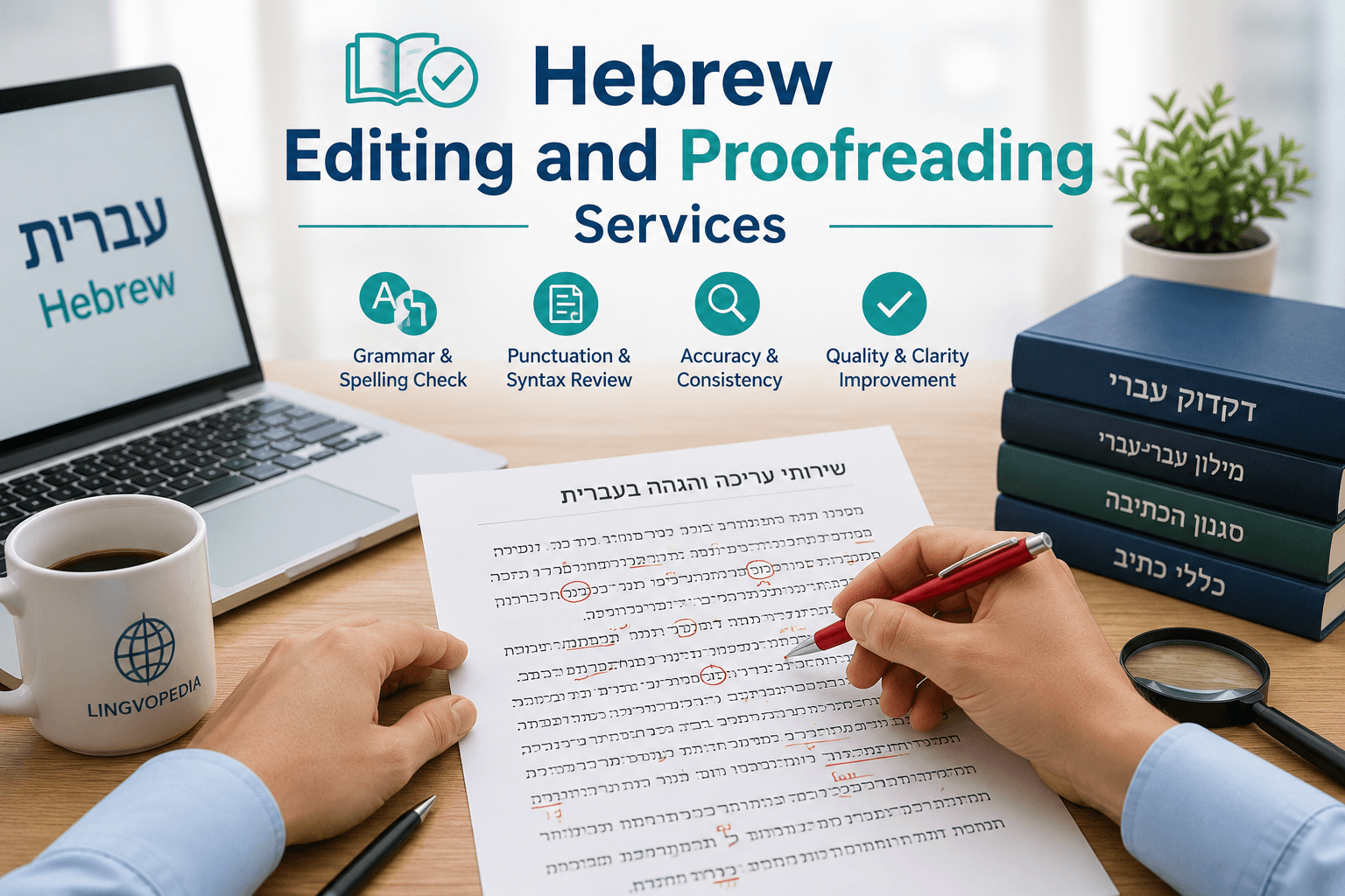 Professional Hebrew Editing and Proofreading Services by Native Hebrew Linguists
