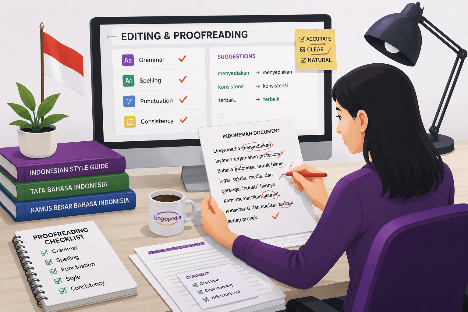 Indonesian Editing and Proofreading Services
