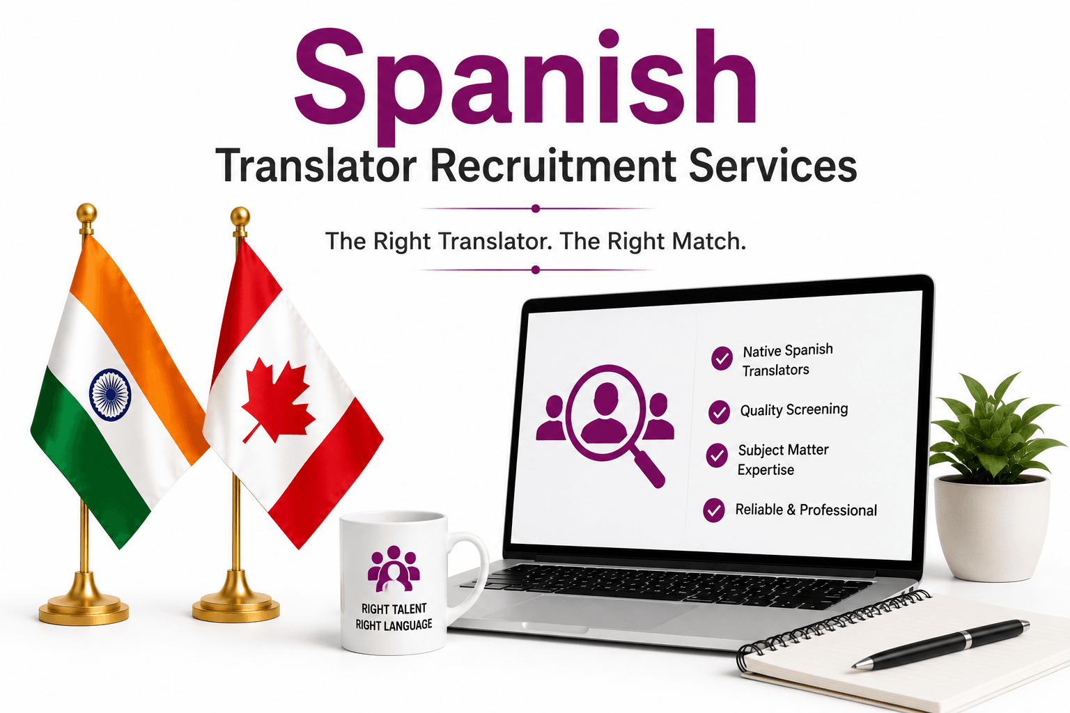 Professional Spanish Translator Recruitment Services by Lingvopedia to hire qualified native Spanish translators for legal, medical, technical, financial, and business translation projects.